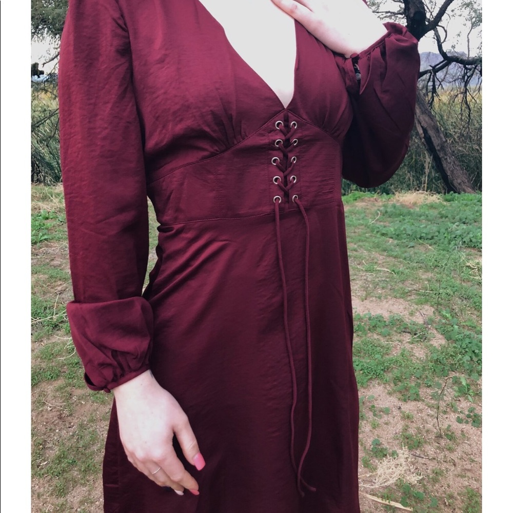 Sexy Wine Laced Dress